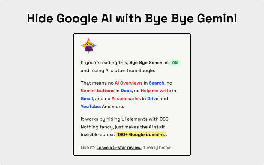 Bye Bye Gemini Screenshot 1