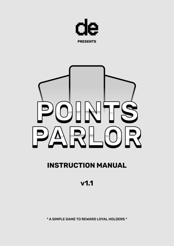 Game manual page 1