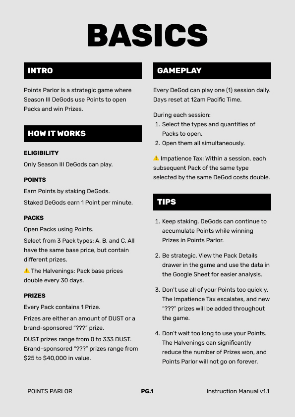 Game manual page 2
